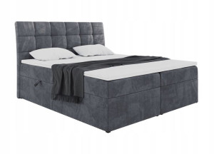 Łóżko kontynentalne 160x200 z pojemnikiem loft