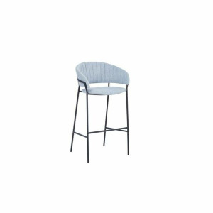 Taboret DKD Home Decor Poliester Metal Gris Oscuro (50 x 47 x 110 cm)