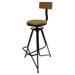 Taboret DKD Home Decor Jodła Metal (63 x 53 x 94 cm)