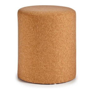 Puff Brązowy MDF Korek (34 x 39 x 34 cm)