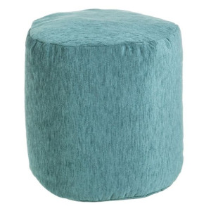 Puff Niebieski Poliester 45 x 45 x 45 cm Akryl