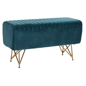 Taboret DKD Home Decor   90 x 31 x 47 cm Metal Turkusowy