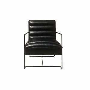 Fotel DKD Home Decor 8424001859993 Czarny Metal PU (62,5 x 74 x 80 cm)