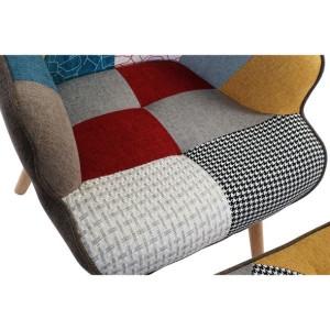 Fotel DKD Home Decor 70 x 73 x 100 cm Brązowy Drewno kauczukowe Wielokolo