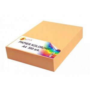 Papier kolorowy A4 80g pomarańczowy jasny 500 ark