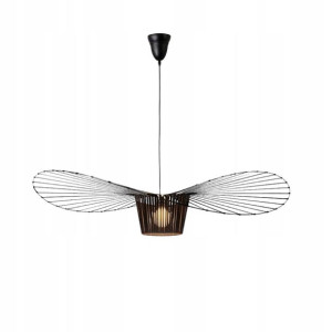 Lampa Wisząca Sufitowa Kapelusz Capello Czarna E27