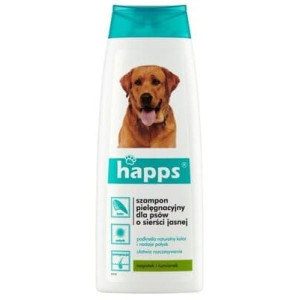 Bros Happs, szampon pielęgnacyjny dla psów o sierści jasnej, 200 ml