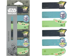 Star Wars ZAKŁADKI Indeksujące MANDALORIAN KARTECZKI
