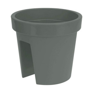 Donica na balustrady Plastiken Kolor Zielony polipropylen (Ø 28 cm)