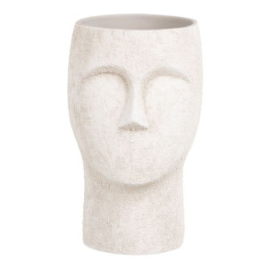 Doniczka Ceramika Krem 14 x 14 x 24 cm