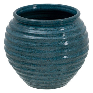 Doniczka 39 x 39 x 37 cm Ceramika Niebieski