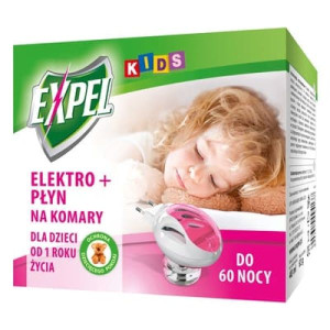 Expel Kids, elektro + płyn na komary, 1 szt.