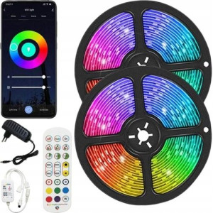 TUYA Taśma LED 10m RGB Zestaw Smart WIFI MOBILNA