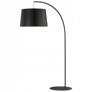 Lampa podłogowa stojąca do salonu HANG czarna