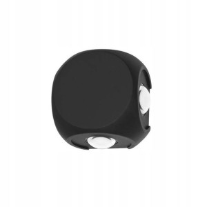 Lampa zewnętrzna elewacyjna kinkiet PORSO 4 czarna