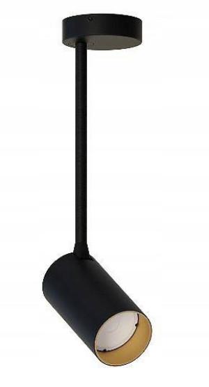 Lampa sufitowa reflektor MONO LONG S czarna złota