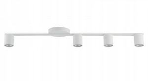 Lampa sufitowa listwa SKY 4 biała tuba