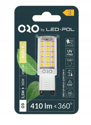Żarówka LED G9 APLA 3.5W 4000K