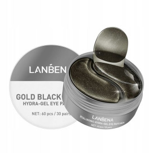 Lanbena Żelowe Płatki Pod Oczy Gold Black Pearl