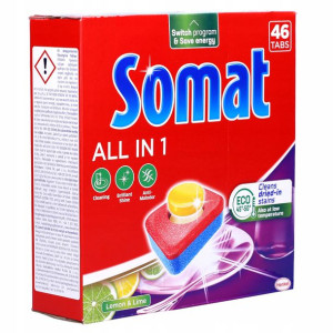 Somat All In One Tabletki Do Zmywarki 46 Szt