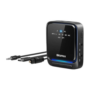 Transmiter/odbiornik Bluetooth 5.2 Blitzwolf BlitzMax BT06, aptX
