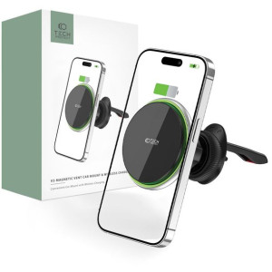 Uchwyt samochodowy z ładowarką bezprzewodową Tech-protect MM15W-V3 Magnetic