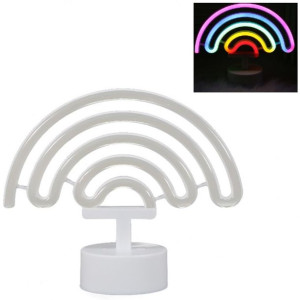 Neon LED Tęcza lampka na prezent