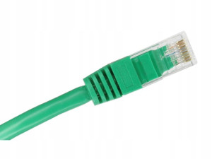 Patch-cord U/UTP kat.6 PVC 3m zielony 1szt ALANTEC