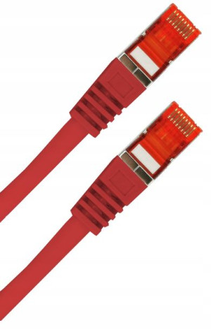 Skrętka F/UTP kat6 1m RJ45 czerwony KKS6CZE1.0 x10
