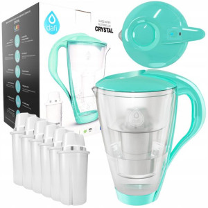 Szklany dzbanek filtrujący Dafi Crystal+6 filtrów