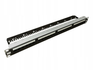 Panel krosowy, krosownica 24p LSA 1U/19" UTP kat.6