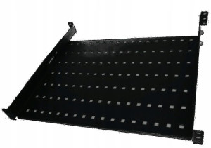 Półka do szafy rack 19" 1U głębokość 550 mm czarna
