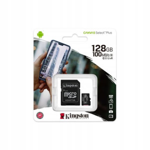 KINGSTON Karta pamięci micro SD 128GB CLASS 10 UHS