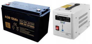 Akumulator 6AKUXAG100 Zasilacz SINUS PRO 800E VOLT