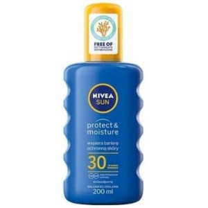 Nivea Sun Protect & Moisture, nawilżający spray do opalania SPF 30, 200 ml