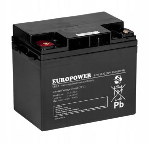 EPS 33Ah 12V ołowiowo-kwasowy techn.AGM Europower