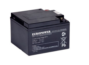 Mocny akumulator bateria Europower EPS 12V 26Ah