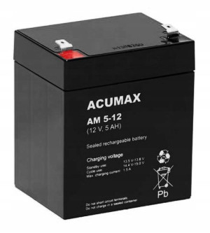 Mocny Akumulator Acumax AM5-12 kasy fiskalne