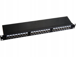 Q-Lantec Patchpanel 1U 19'' STP 24p. kat.6 (PKS61)