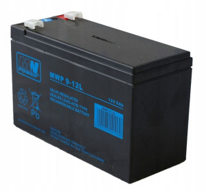 MWP 9-12L- Akumulator 12V, 9Ah - MW Power T2