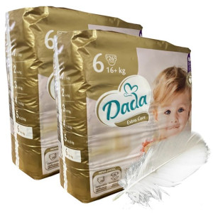 Pieluchy Pieluszki Dada Extra Care 6 Large 52szt