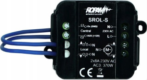 Roapm Mini Sterownik Rolet Puszka 60 Srol-s 230v