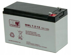 Akumulator 12 V, 7.2 Ah MW Power MWL 7.2-12