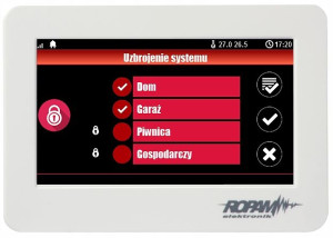 Panel dotykowy ROPAM TPR-4WS-P NeoGSM-IP, Optima