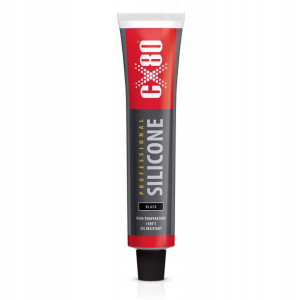 Silikon Professional Czarny Wysokotemp. 80ml Cx-80