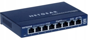 Netgear 8 port Switch GS108GE (8x10/100/1000Mbit)
