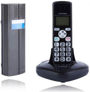Domofon bezprzewodowy + Telefon D102B Comwei 2w1