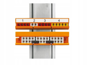 Adapter Do Złączek Wago Na Szynę Din 2273-500 10