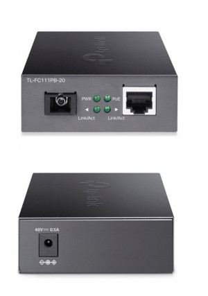 Konwerter sieciowy Tp-Link TL-FC111PB-20 POE