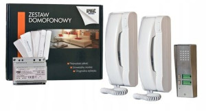 Zestaw Domofonowy Domofon Dwurodzinny Miwi Urmet